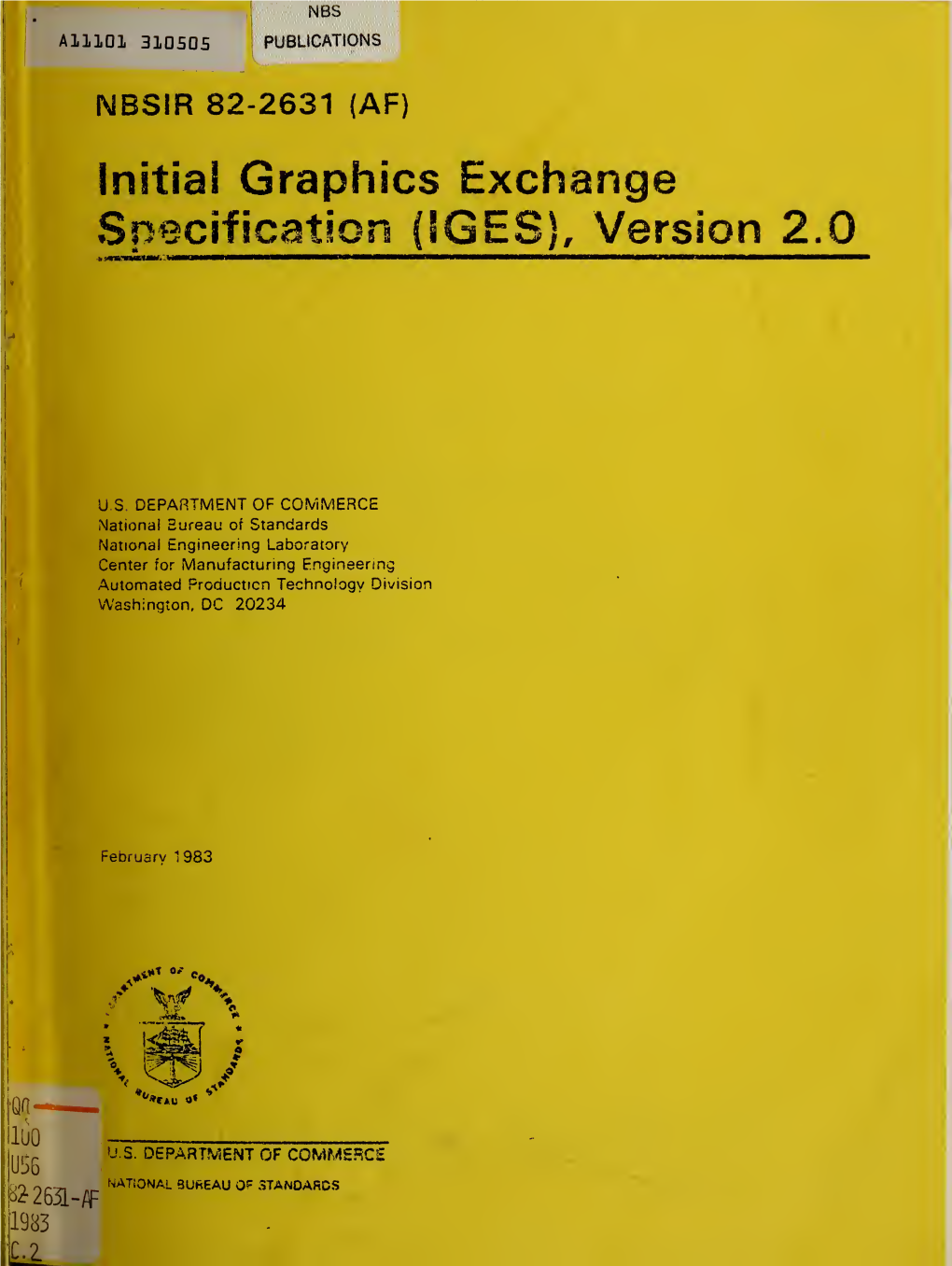 Initial Graphics Exchange Specification (Iges), Version 2.0