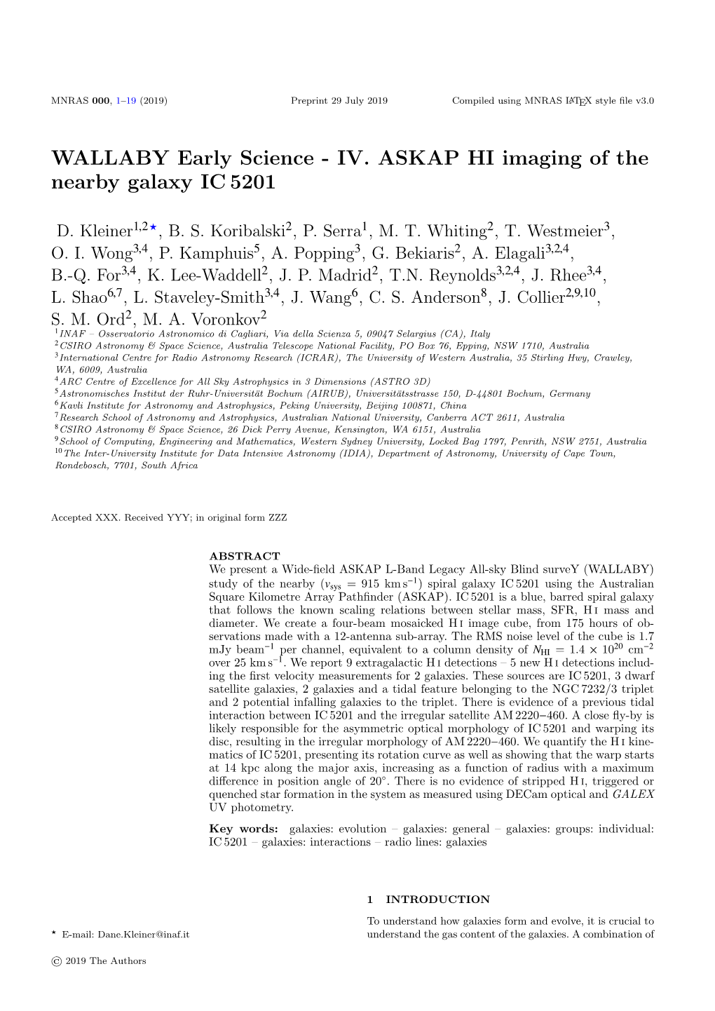 IV. ASKAP HI Imaging of the Nearby Galaxy IC 5201