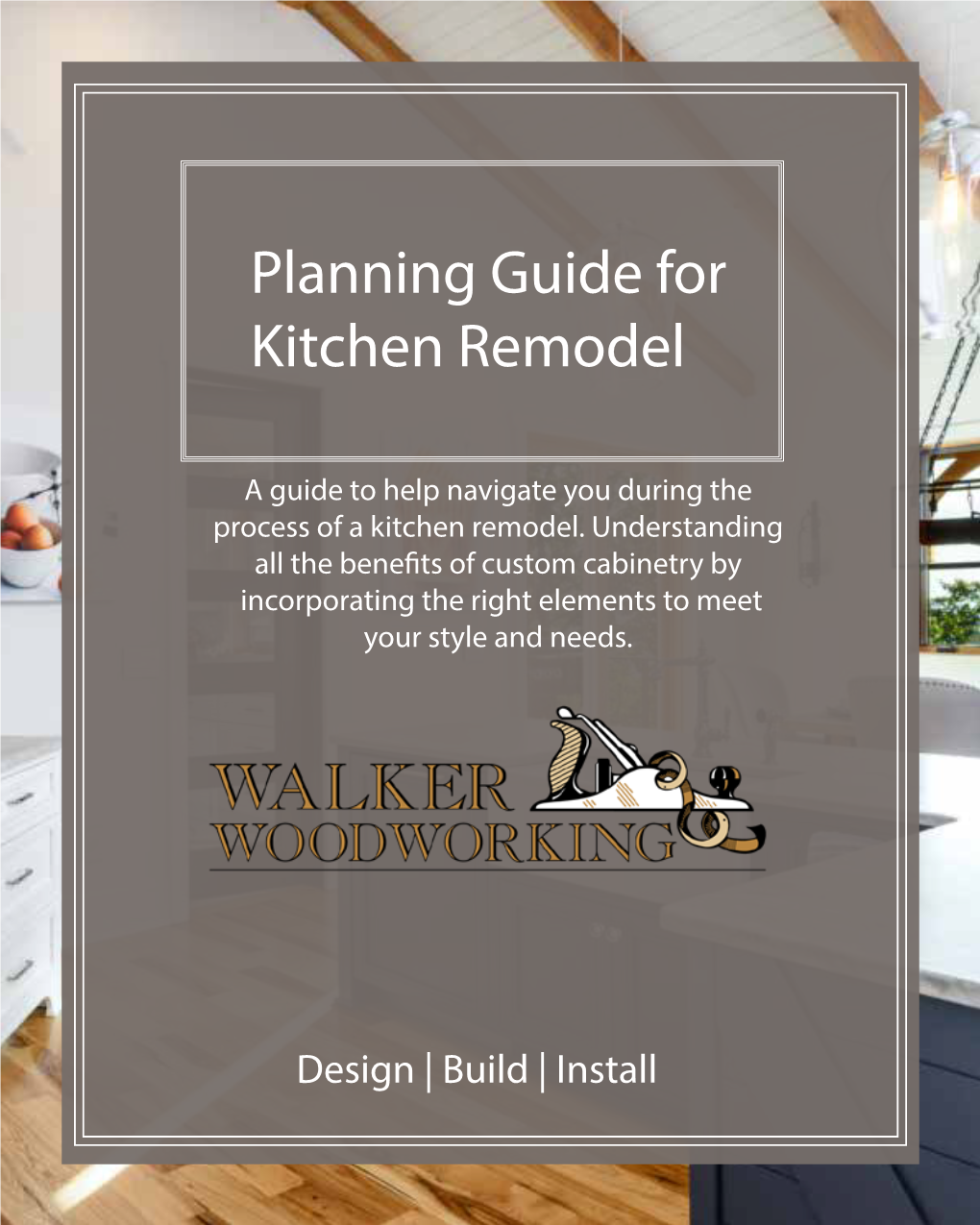 Planning Guide for Kitchen Remodel