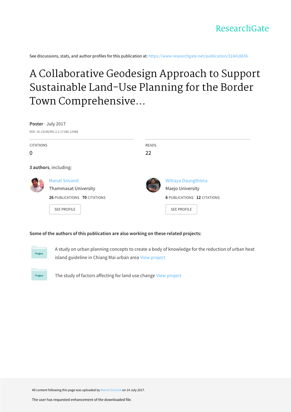 A Collaborative Geodesign Approach to Support Sustainable Land-Use Planning for the Border Town Comprehensive