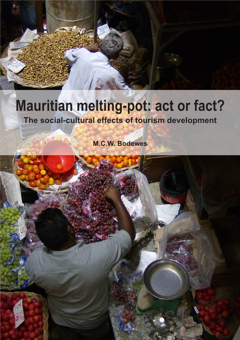 Mauritian Melting-Pot: Act Or Fact? the Social-Cultural Effects of Tourism Development