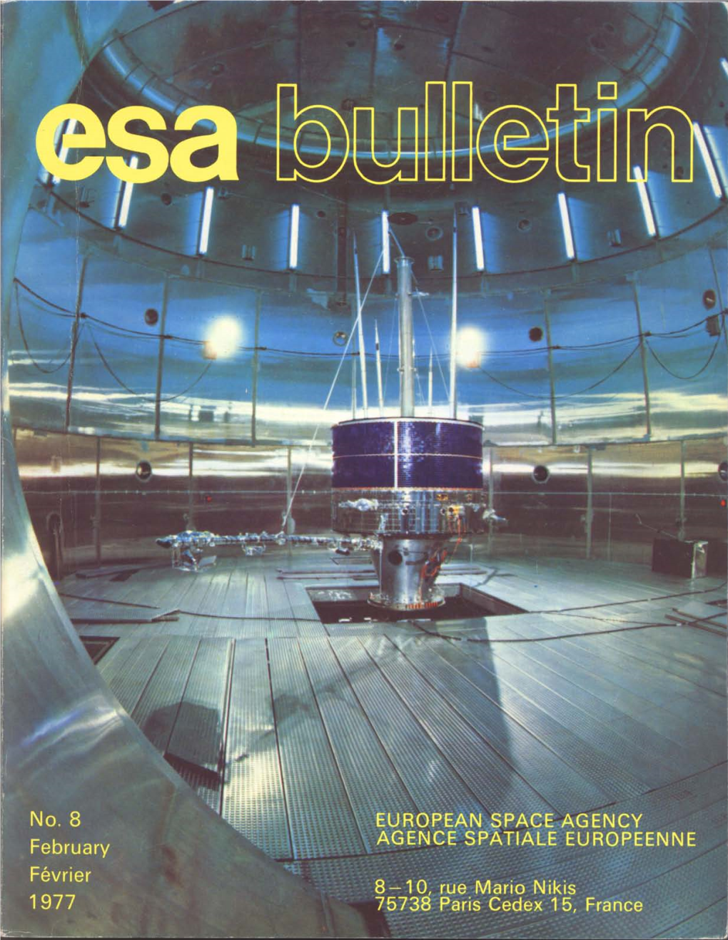 Space Telescope and ESA Participation in the Author 'S Name