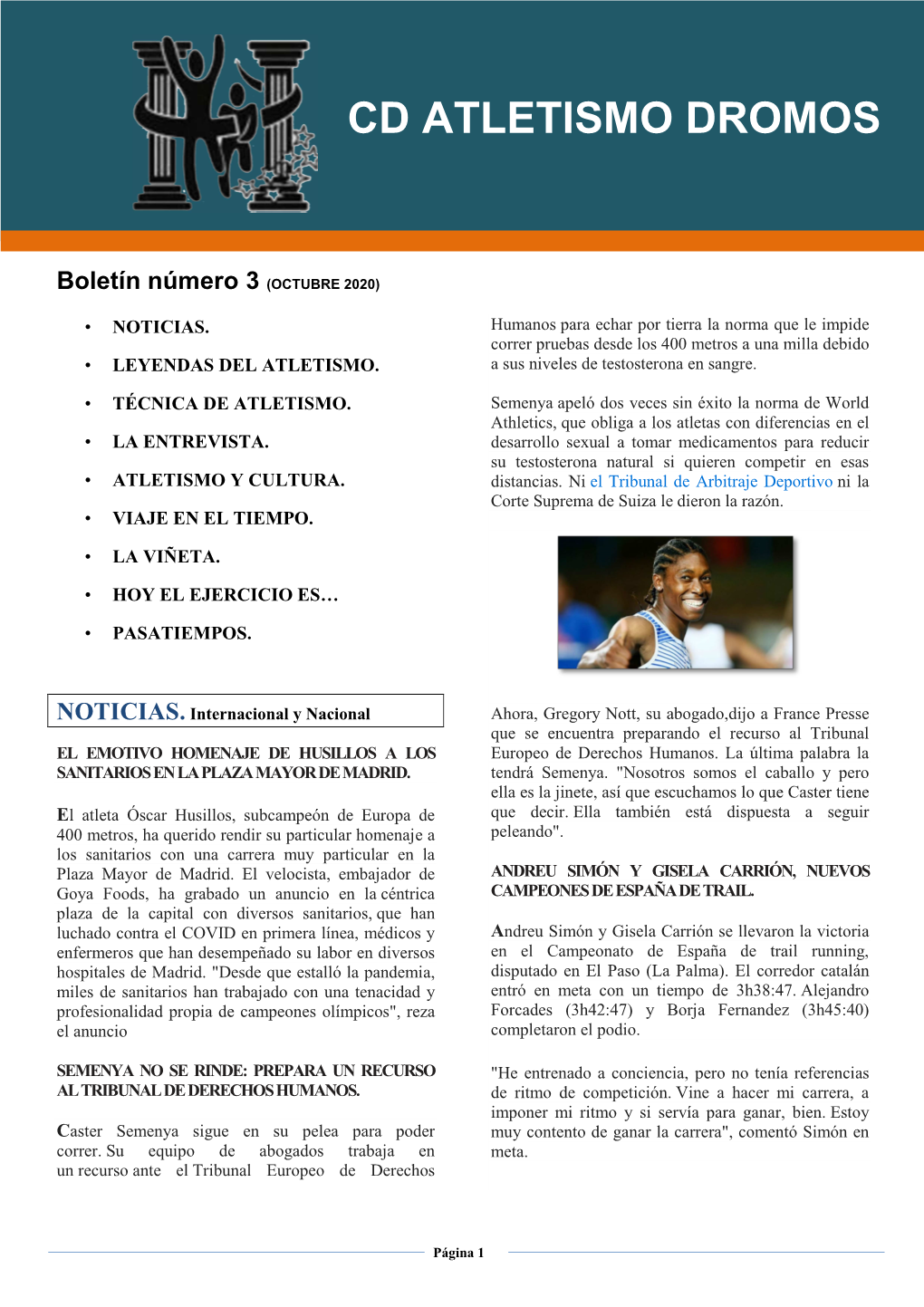 Boletín Número 3 (OCTUBRE 2020)