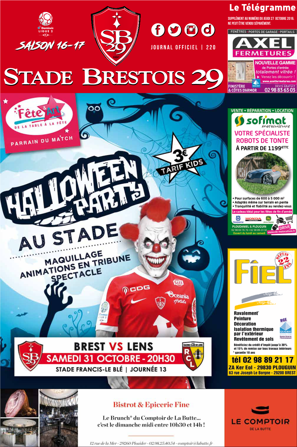 Le Journal Du Stade Brestois