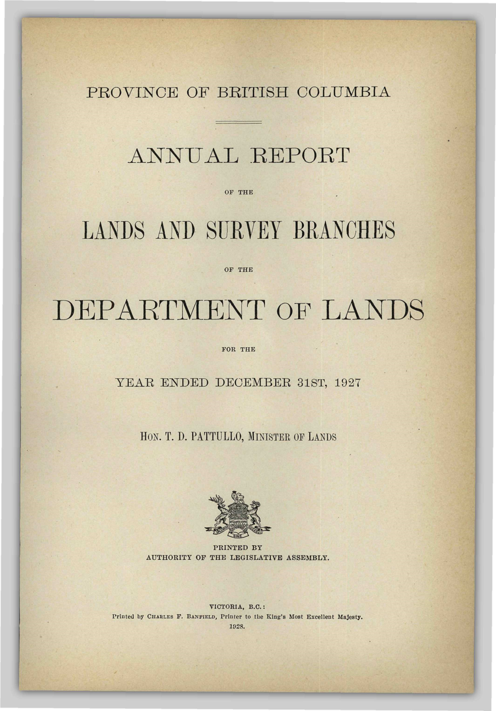 Department of Lands