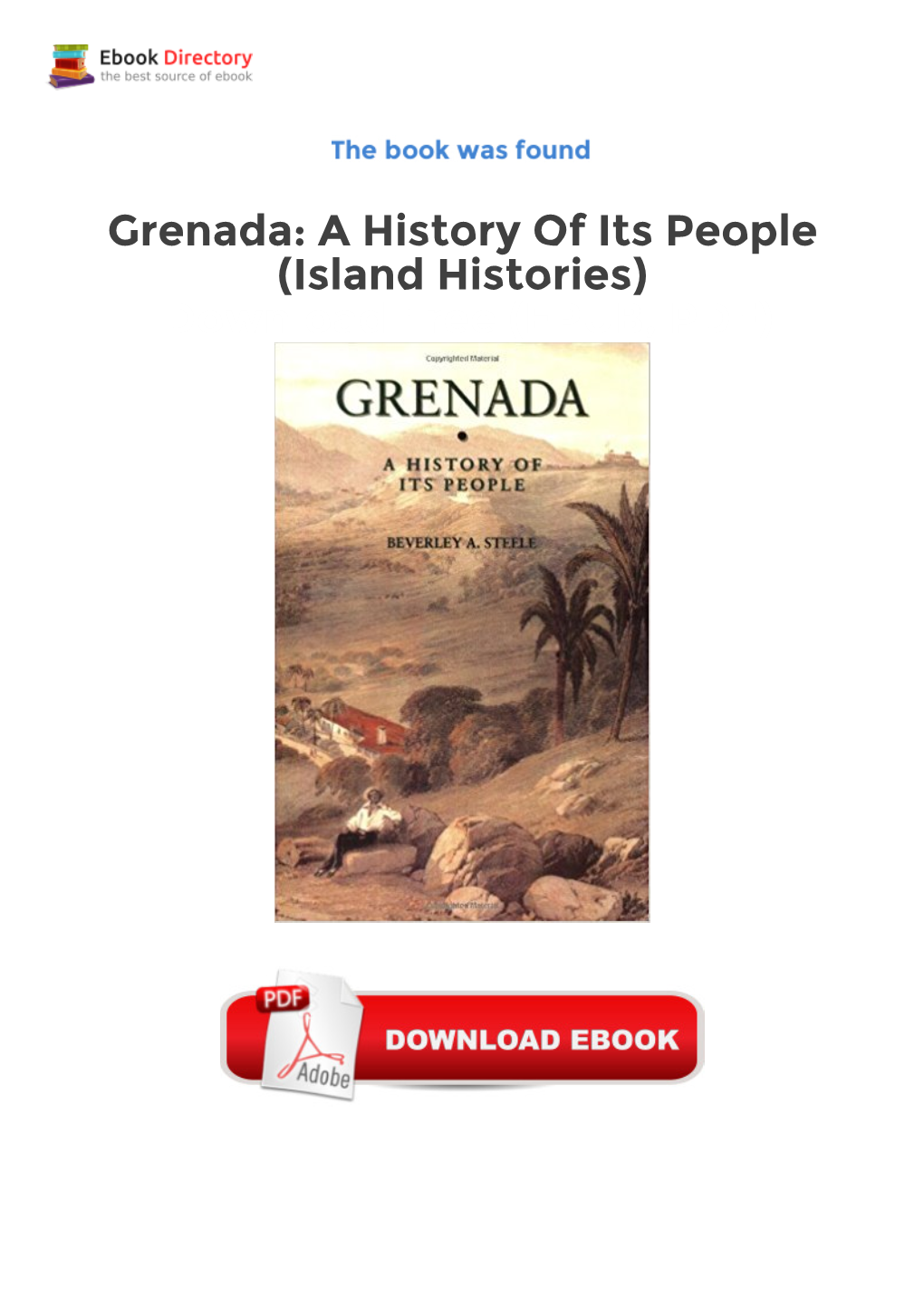 Grenada: a History of Its People (Island Histories) Download Free