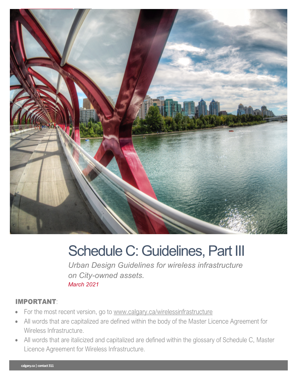 Schedule C: Guidelines, Part III Urban Design Guidelines for Wireless Infrastructure on City-Owned Assets