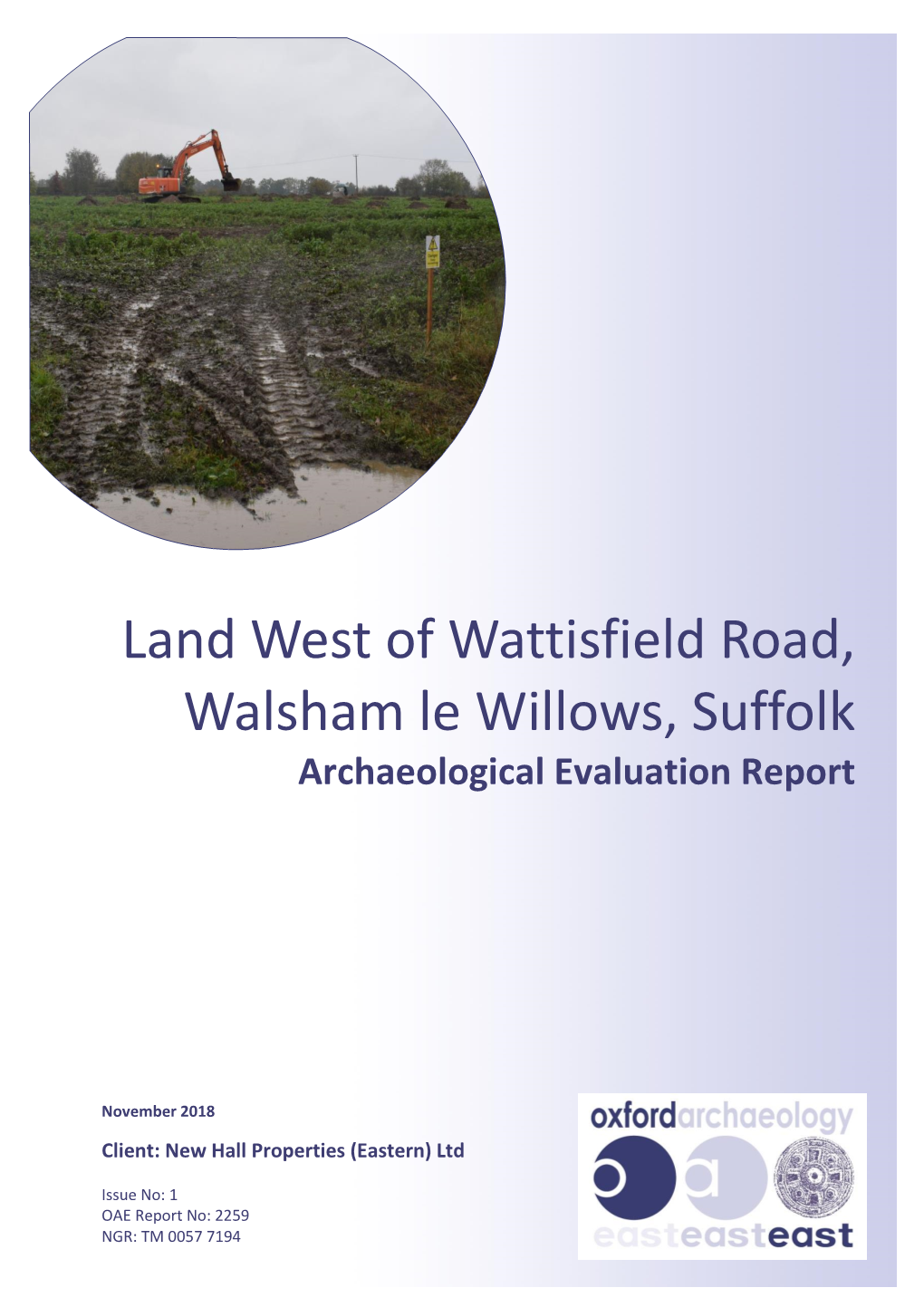 Land West of Wattisfield Road, Walsham Le Willows, Suffolk Version 1