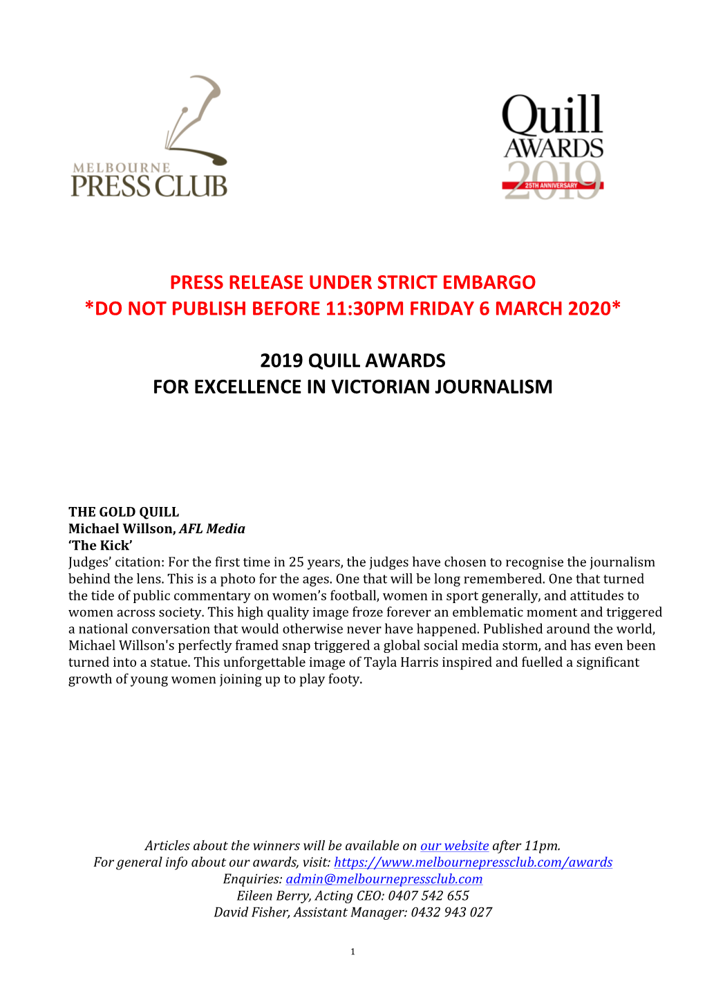 Download Media Release