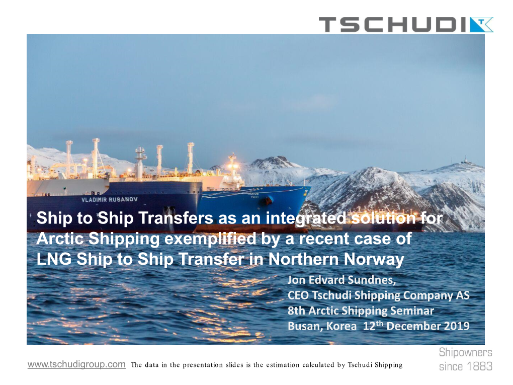 Why Ship to Ship Transfers?