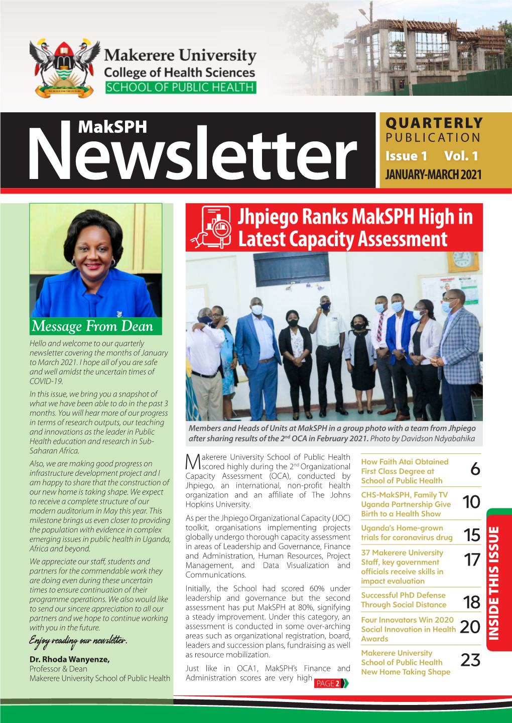 Maksph Newsletter 1St Edition 2021