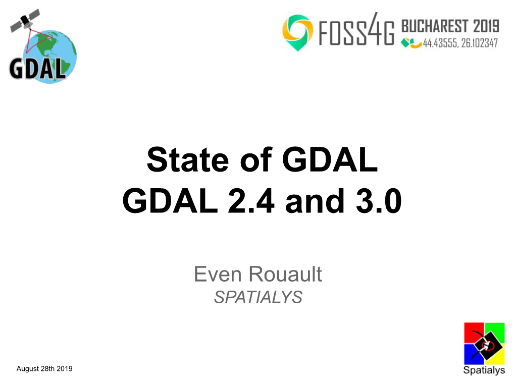 GDAL/OGR : Introduction