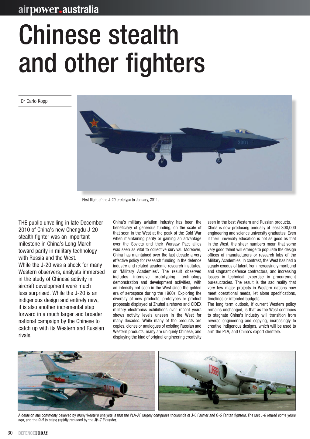 Chinese Stealth and Other Fighters