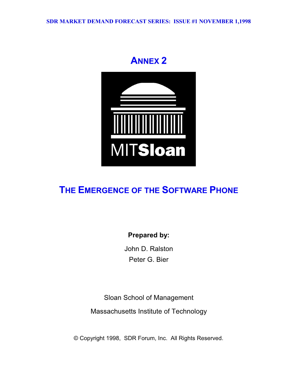 The Emergence of the Software Phone