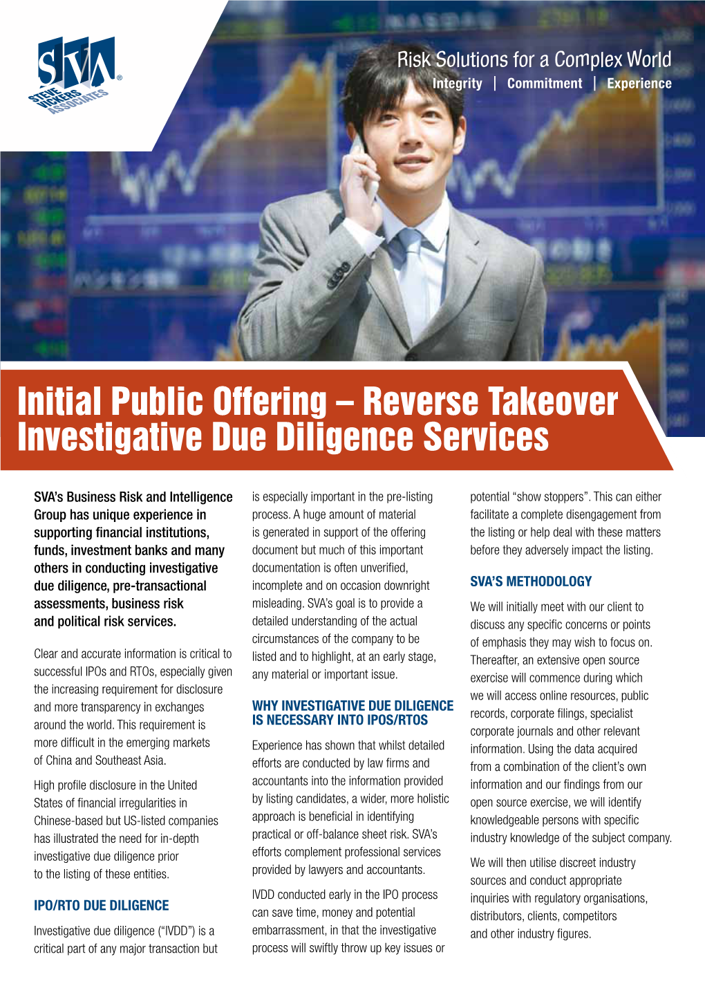 Reverse Takeover Investigative Due Diligence Services