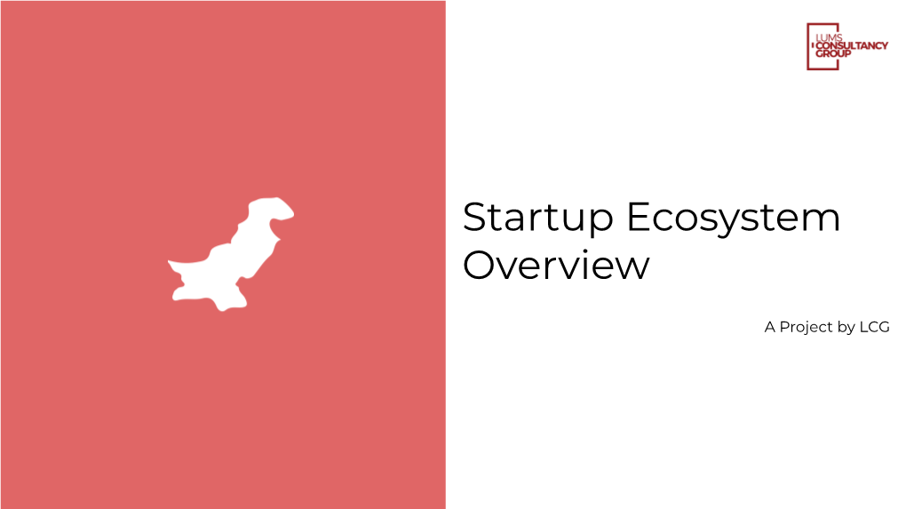 Startup Ecosystem Overview
