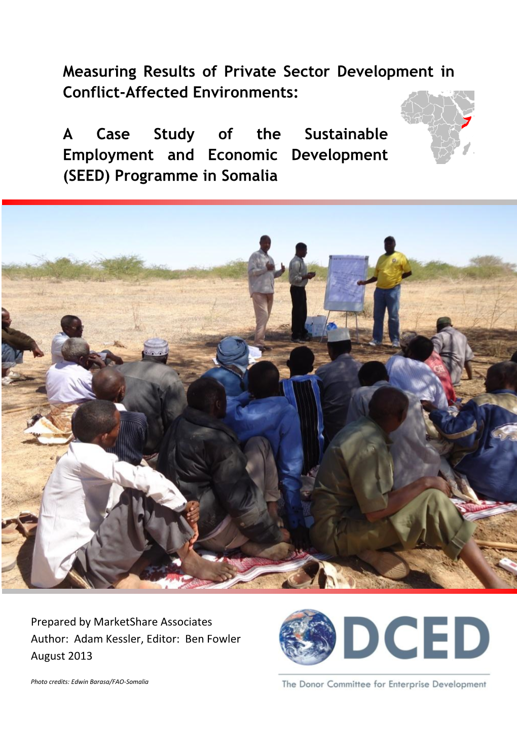 Measuring Results of Private Sector Development in Conflict-Affected Environments