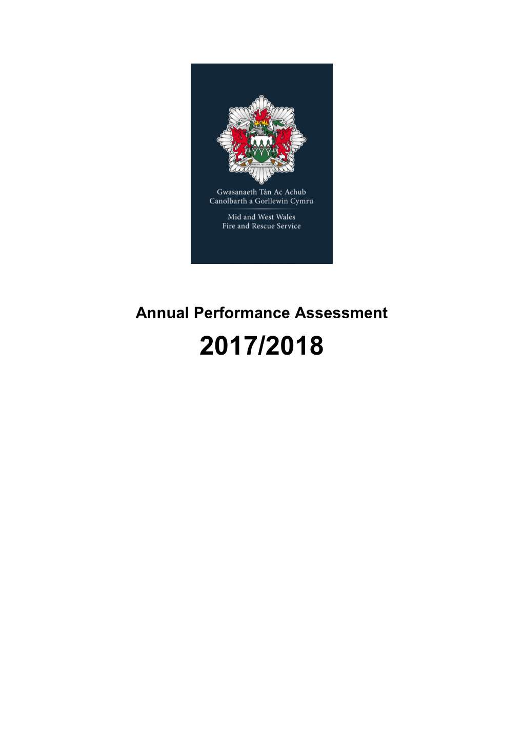 Annual Performance Assessment 2017/2018