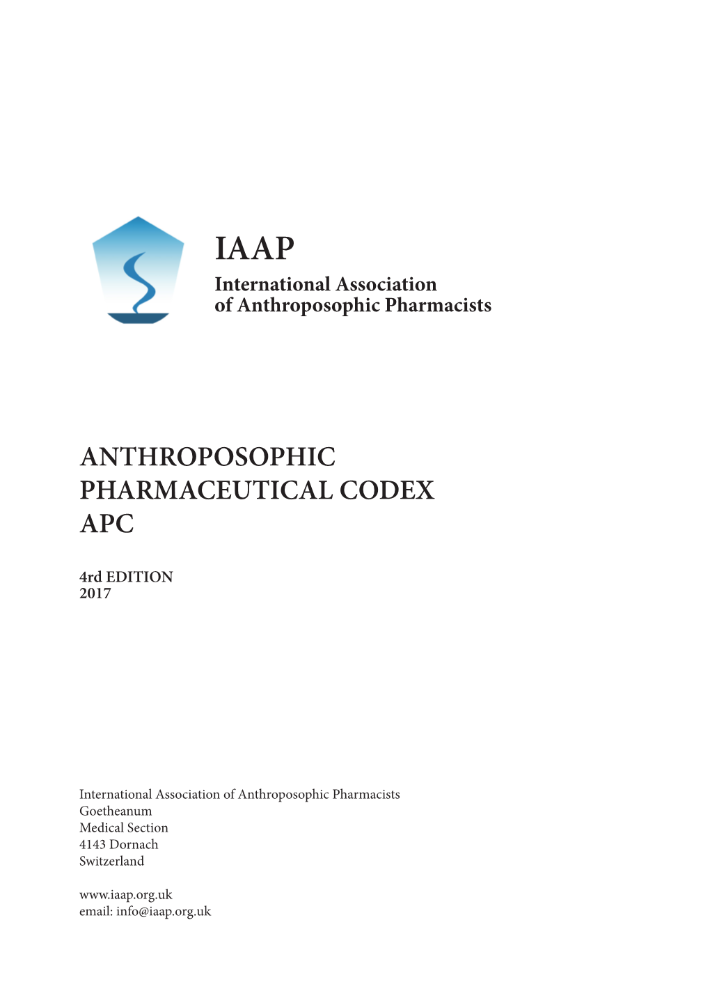 Anthroposophic Pharmaceutical Codex Apc