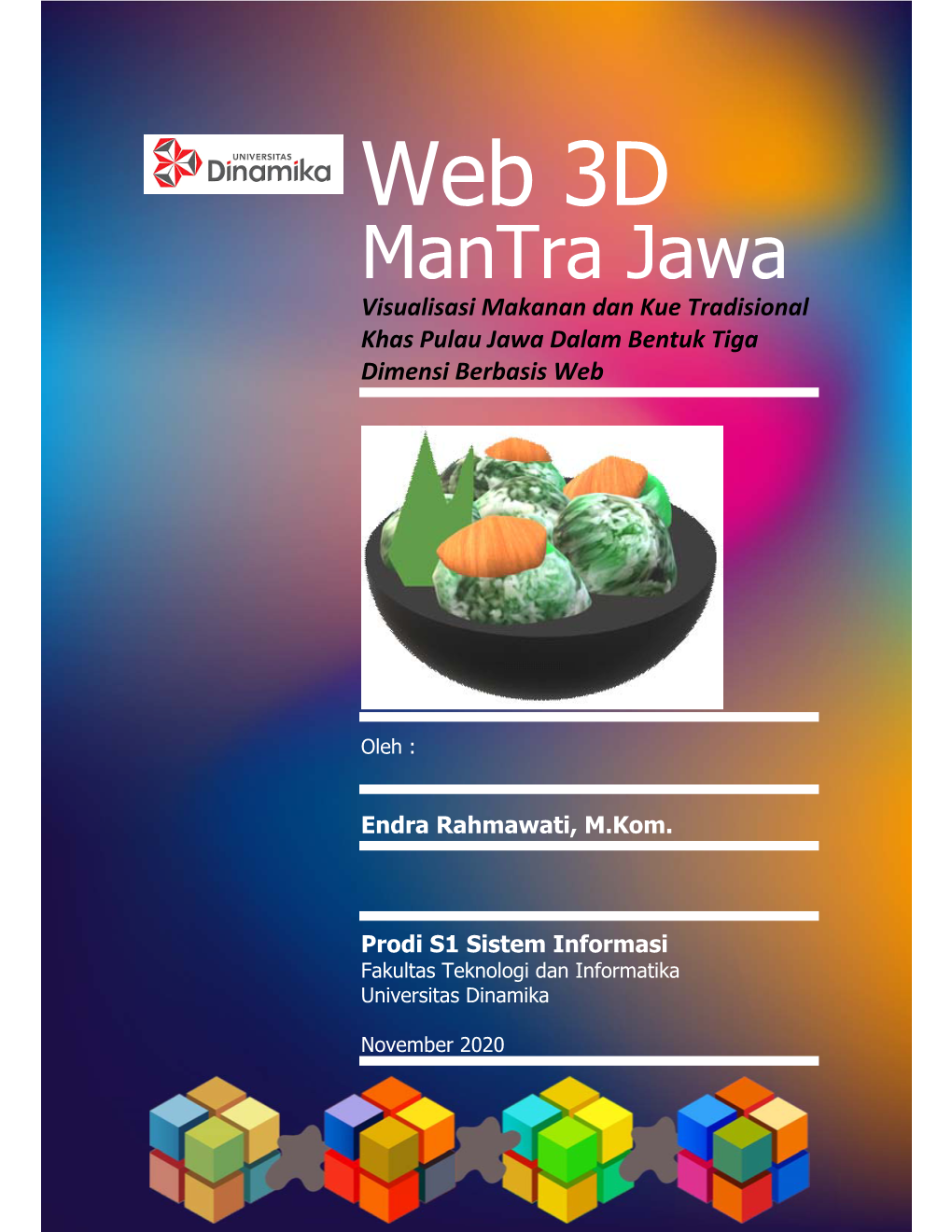 Web 3D Mantra Jawa Visualisasi Makanan Dan Kue Tradisional Khas Pulau Jawa Dalam Bentuk Tiga Dimensi Berbasis Web