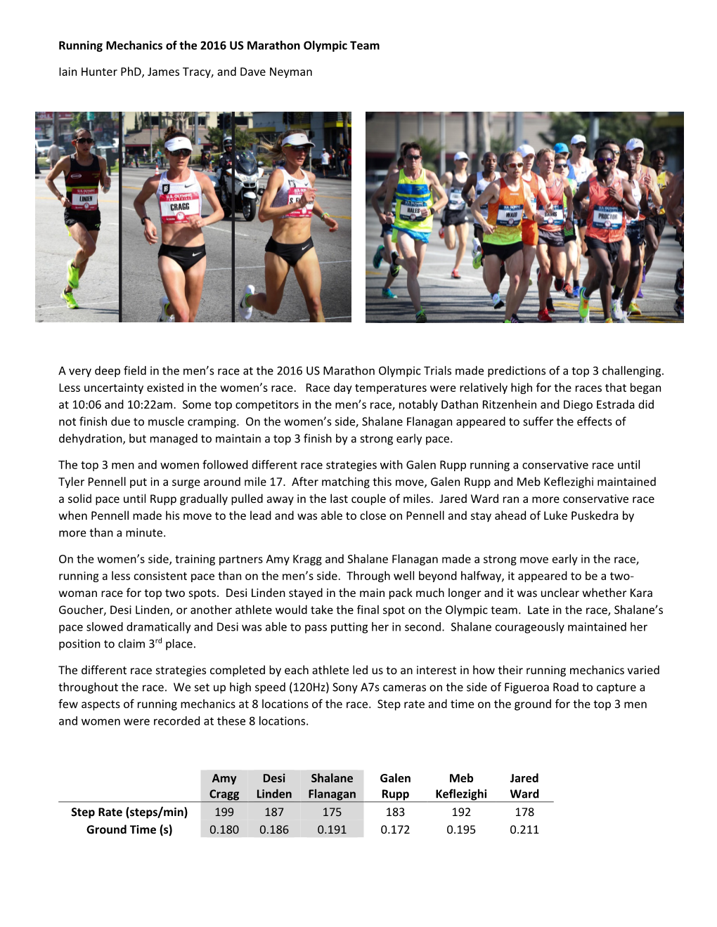 2016 Olympic Trials Marathon