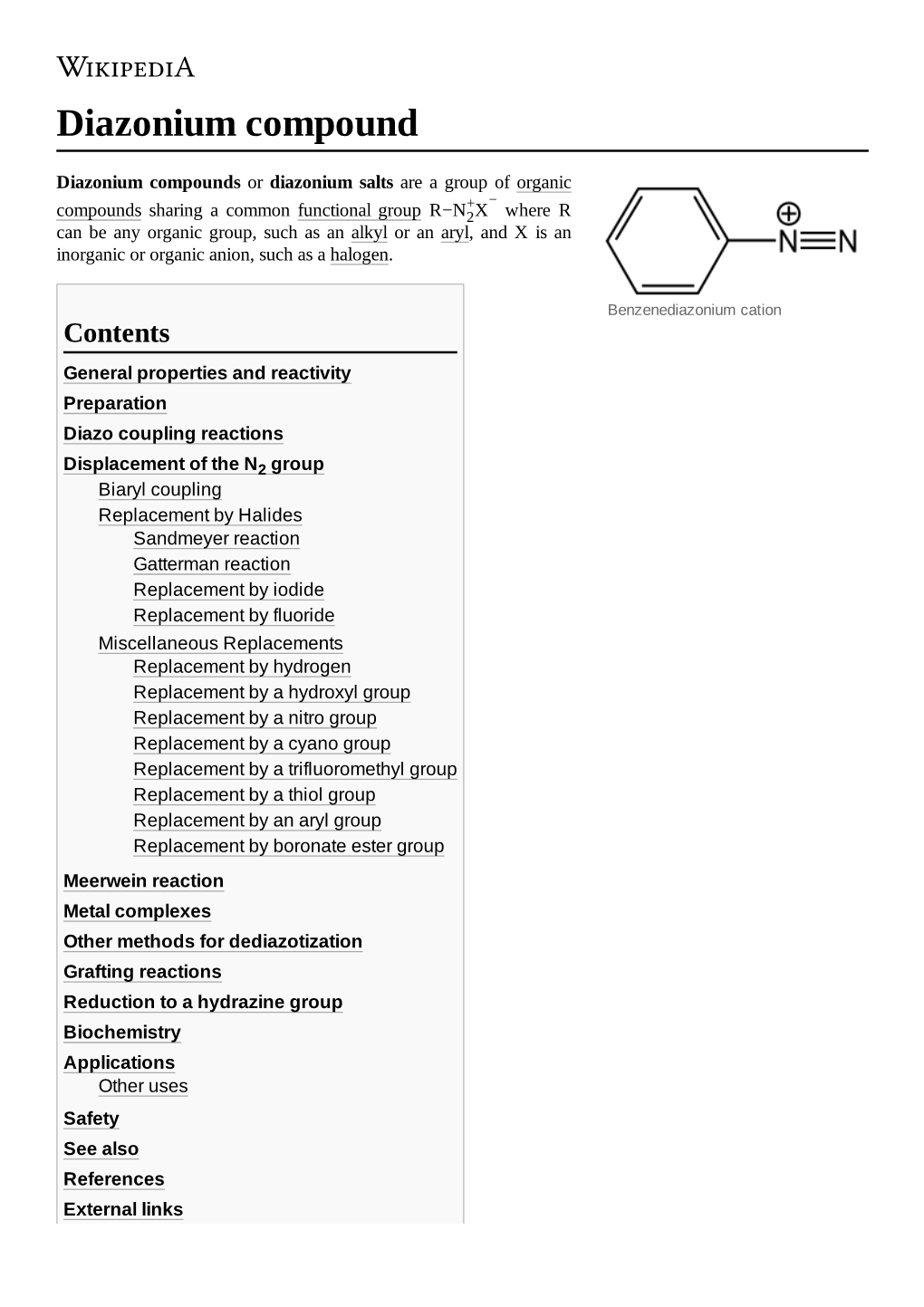 Diazonium Compound