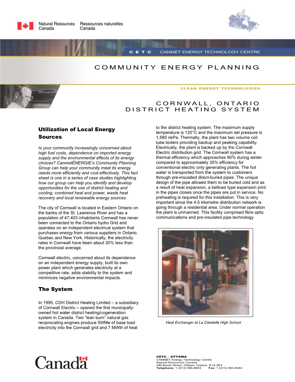 Community Energy Planning