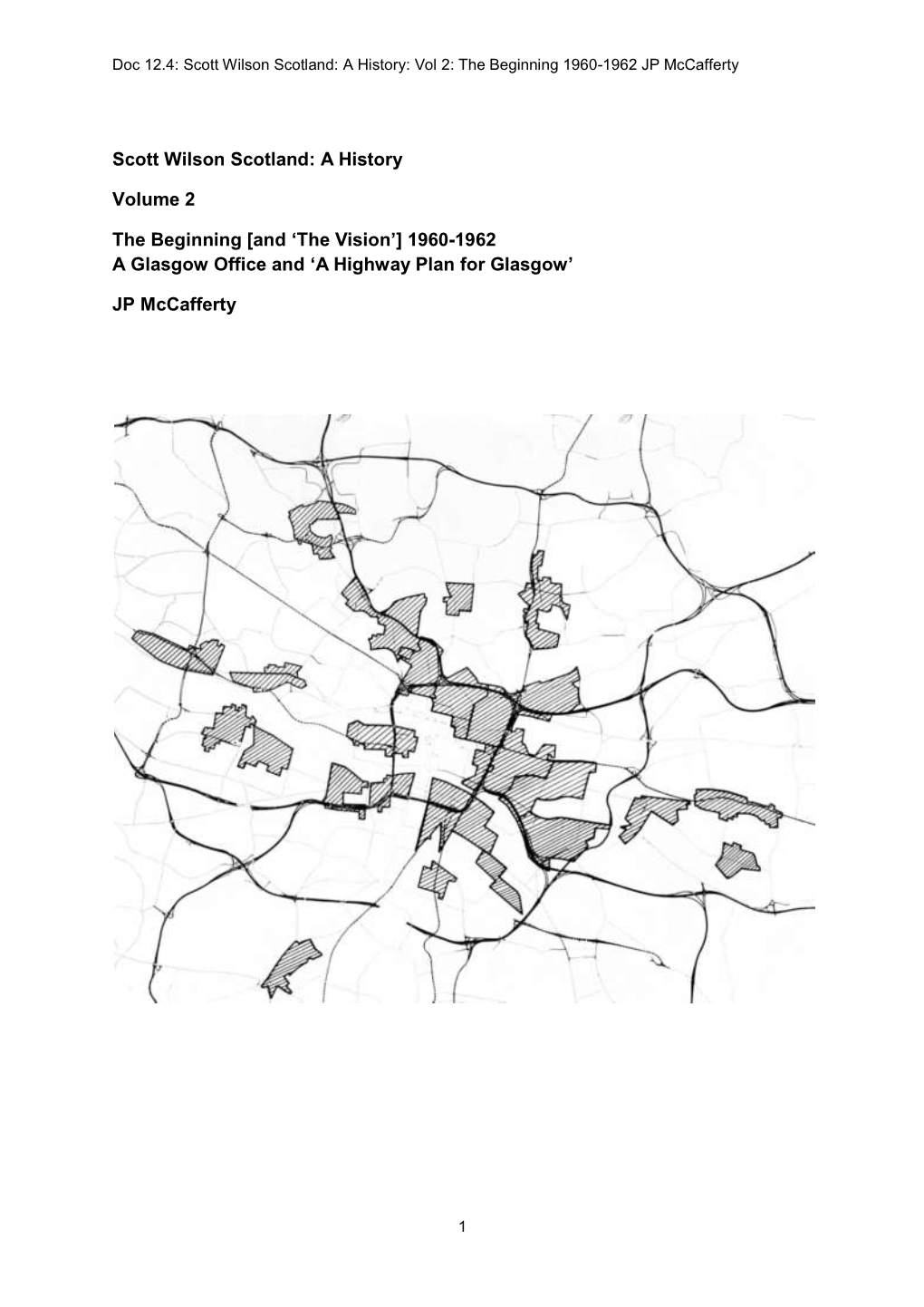 1960-1962 a Glasgow Office and 'A Highway