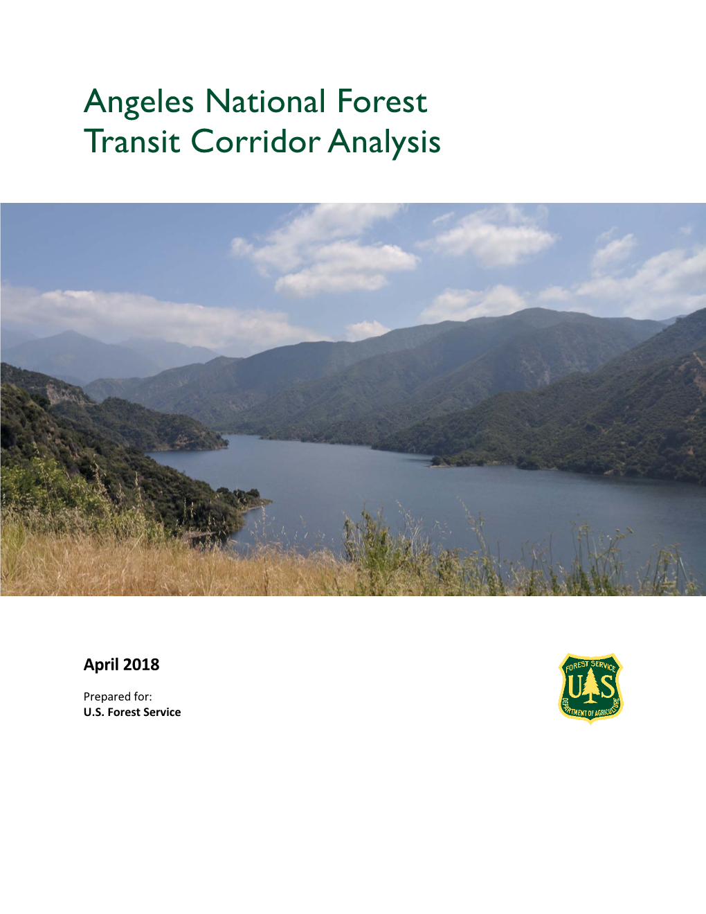Angeles Nationa Forest: Transit Corridor Analysis