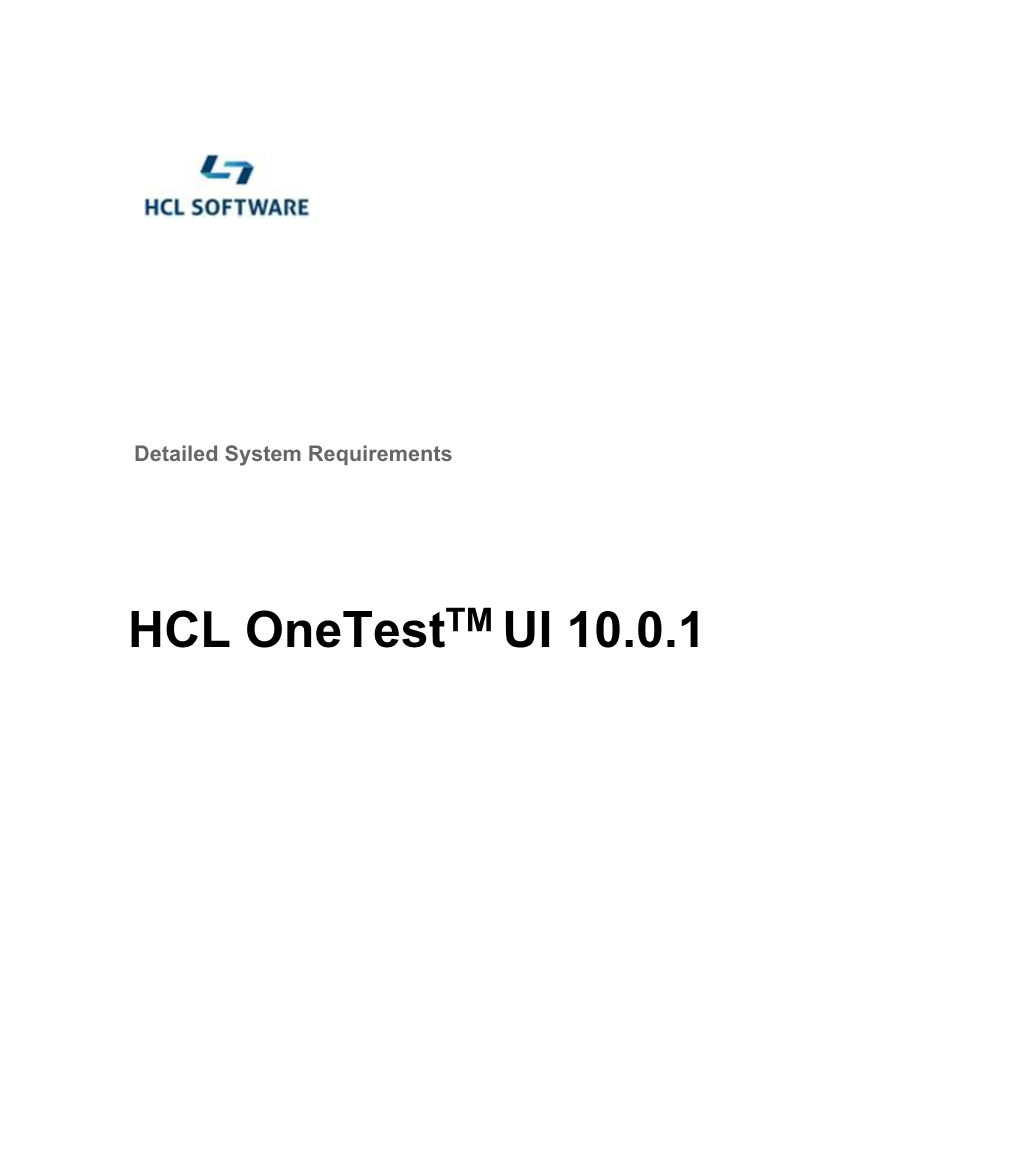 HCL Onetest UI 10.0.1 Supports, Organized by Operating System Family