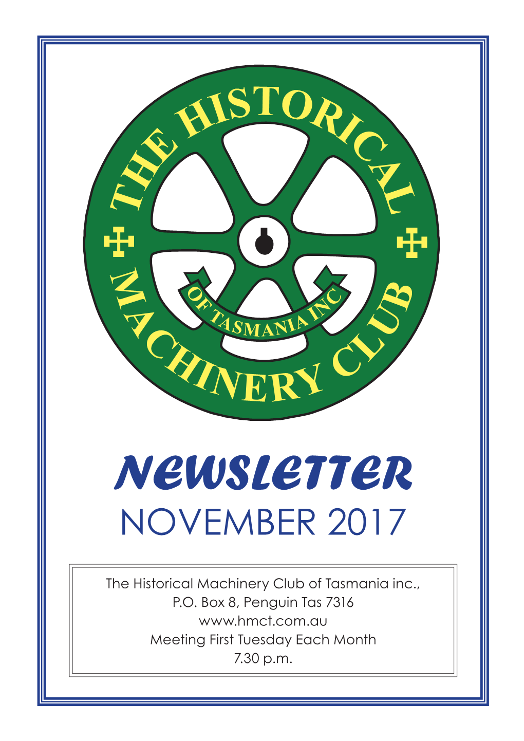 NEWSLETTER November 2017