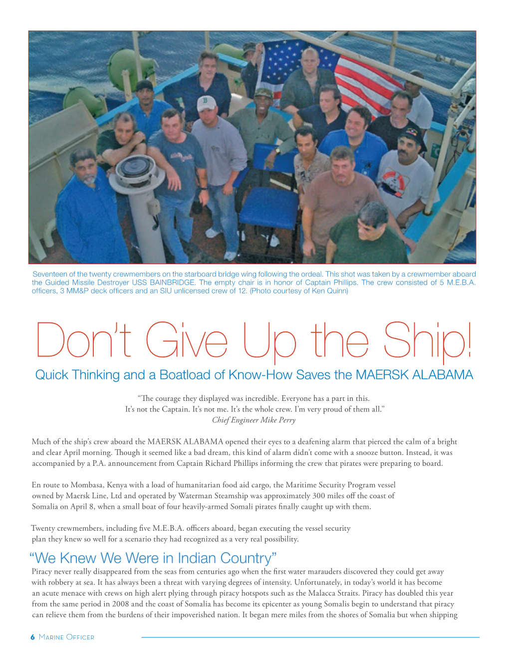 The Story of the MAERSK ALABAMA