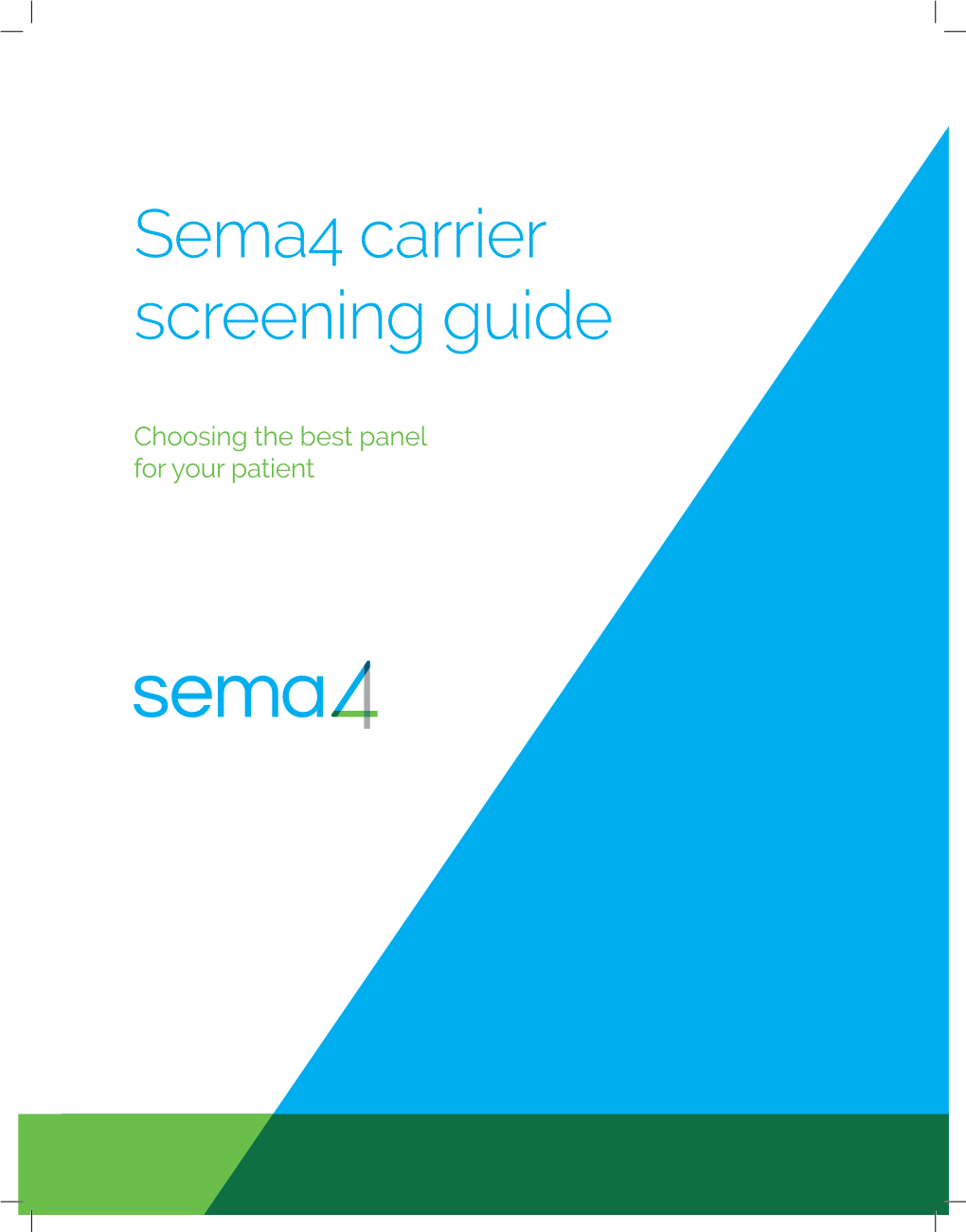 Sema4 Carrier Screening Guide