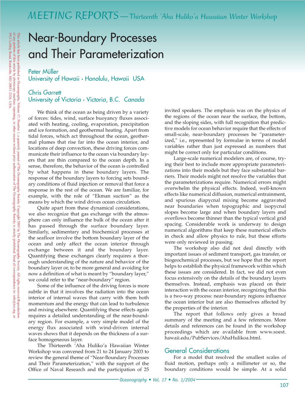 Near-Boundary Processes and Their Parameterization