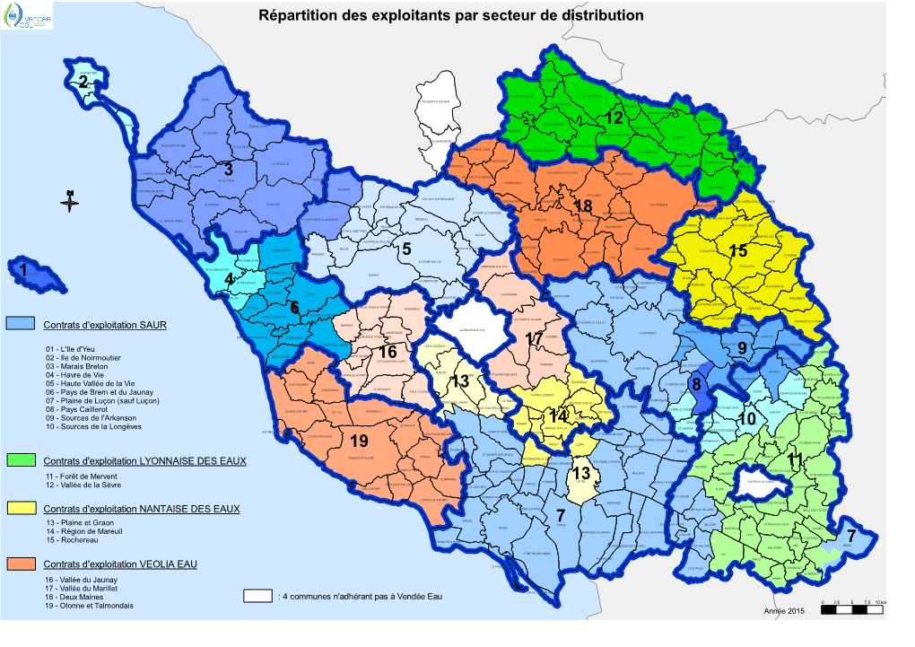 Répartition Des Exploitants Par Secteur De Distribution