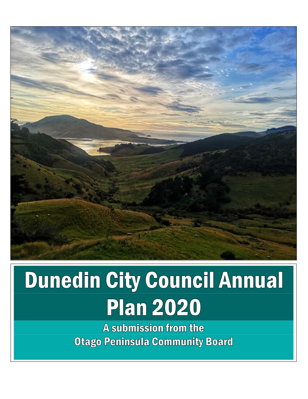 A Submission to the Dunedin City Council