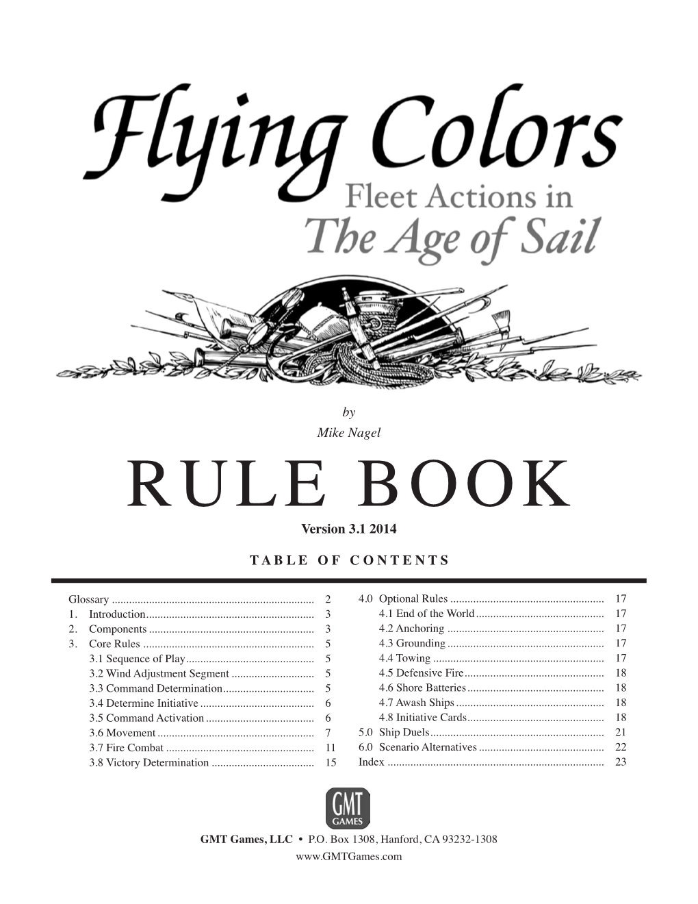 RULE BOOK Version 3.1 2014