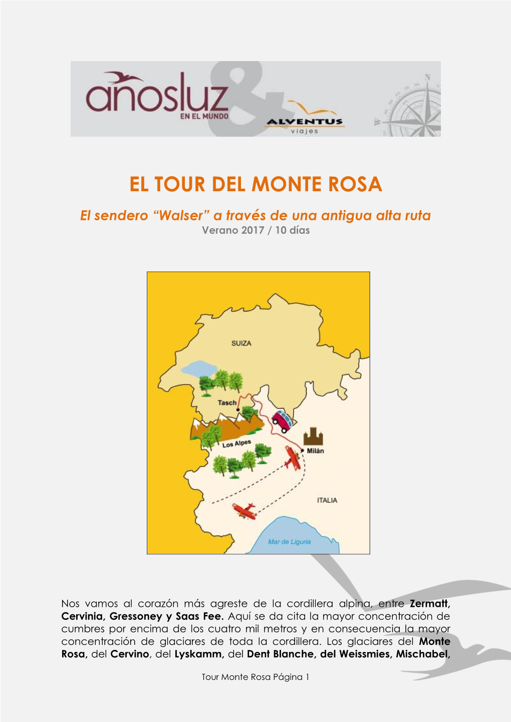 Tour Monte Rosa Página 1