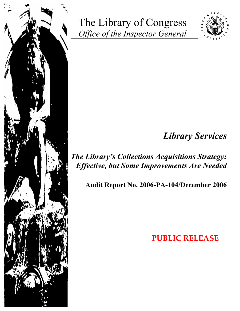 The Library's Collections Acquisition Strategy