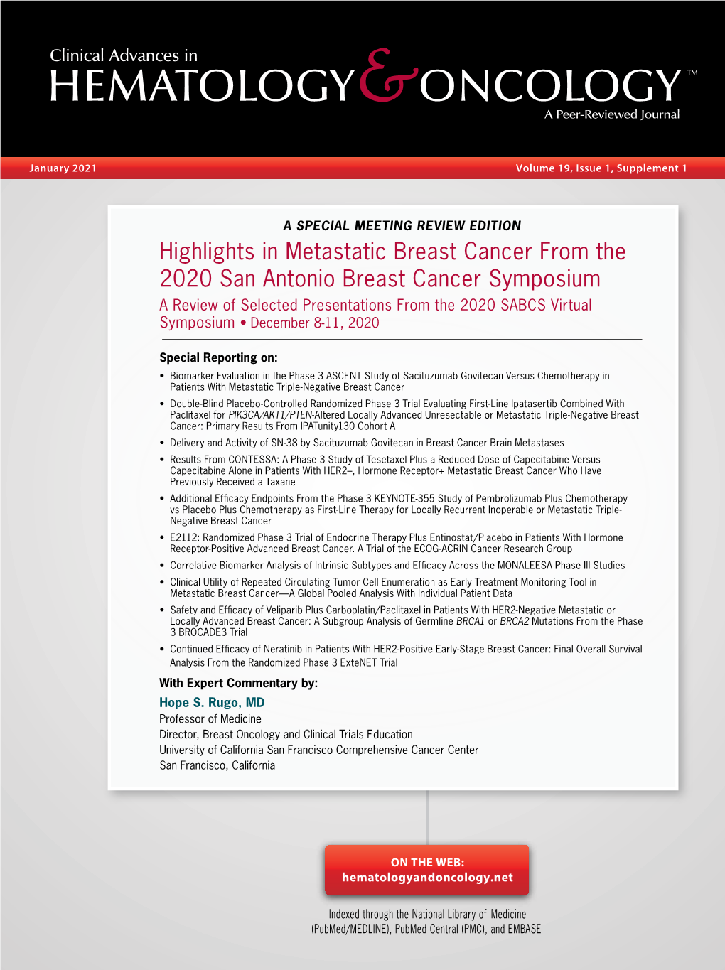 Highlights in Metastatic Breast Cancer from the 2020 San Antonio Breast