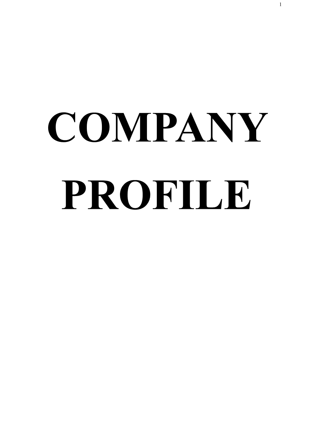 Company Profile 2 3 Introduction