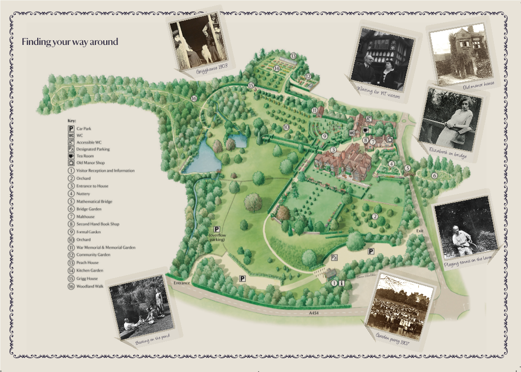 Wightwick Manor Site Map 2020