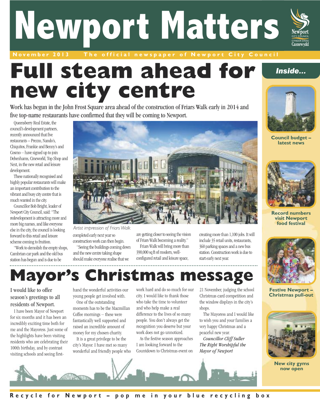 Full Steam Ahead for New City Centre