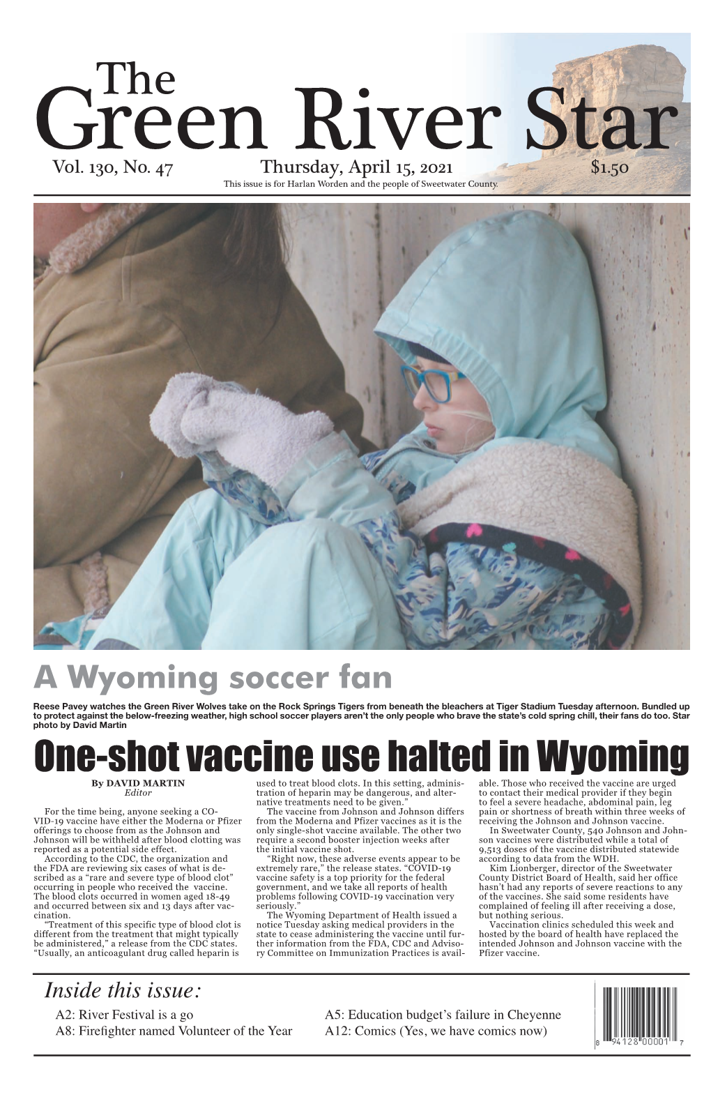 One-Shot Vaccine Use Halted in Wyoming by DAVID MARTIN Used to Treat Blood Clots