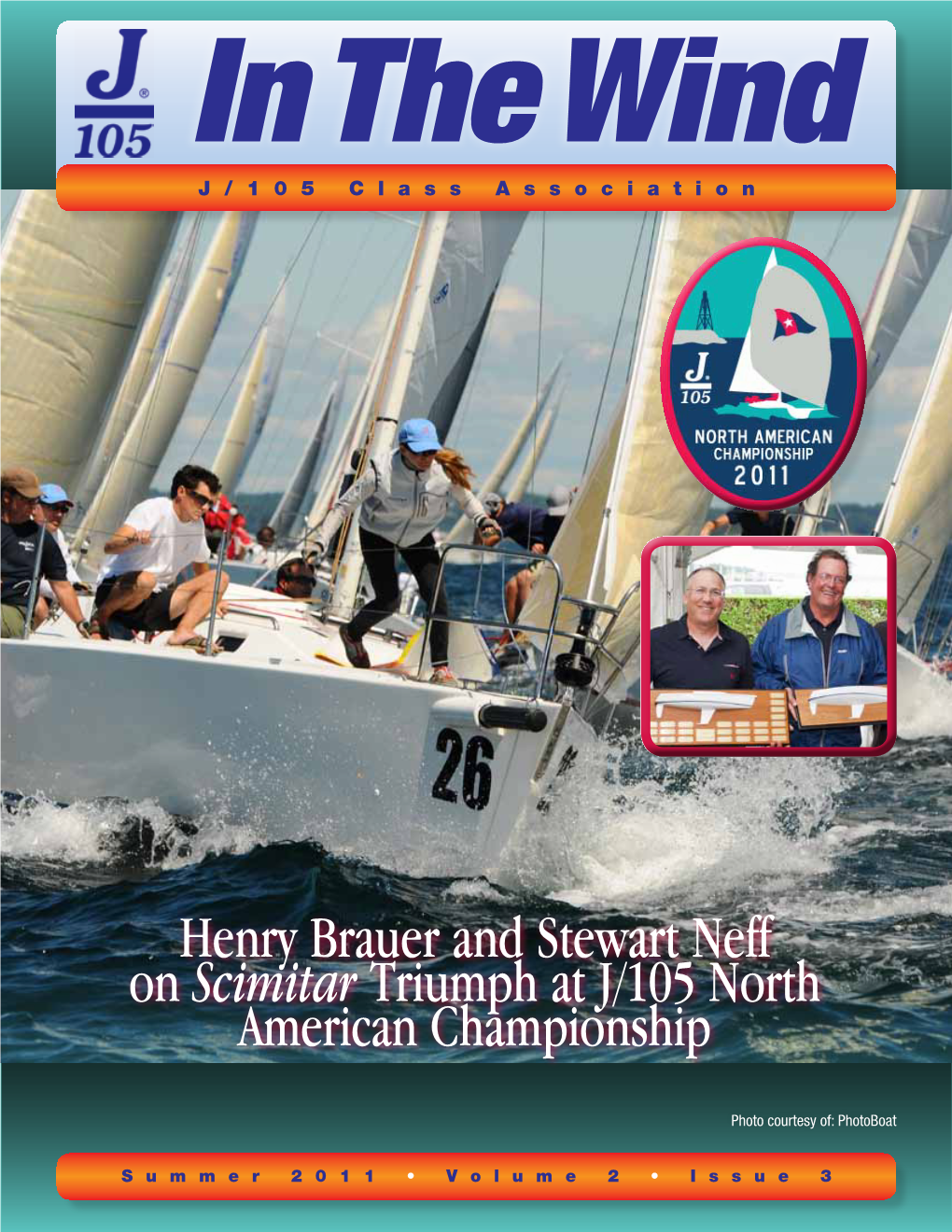 Henry Brauer and Stewart Neff on Scimitar Triumph at J/105 North American Championship