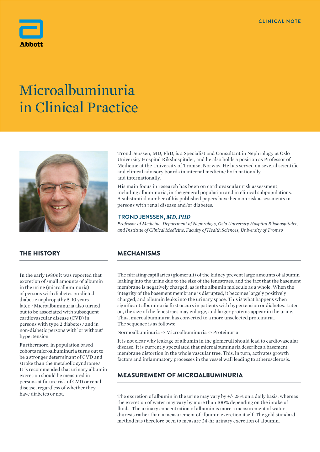 Microalbuminuria in Clinical Practice