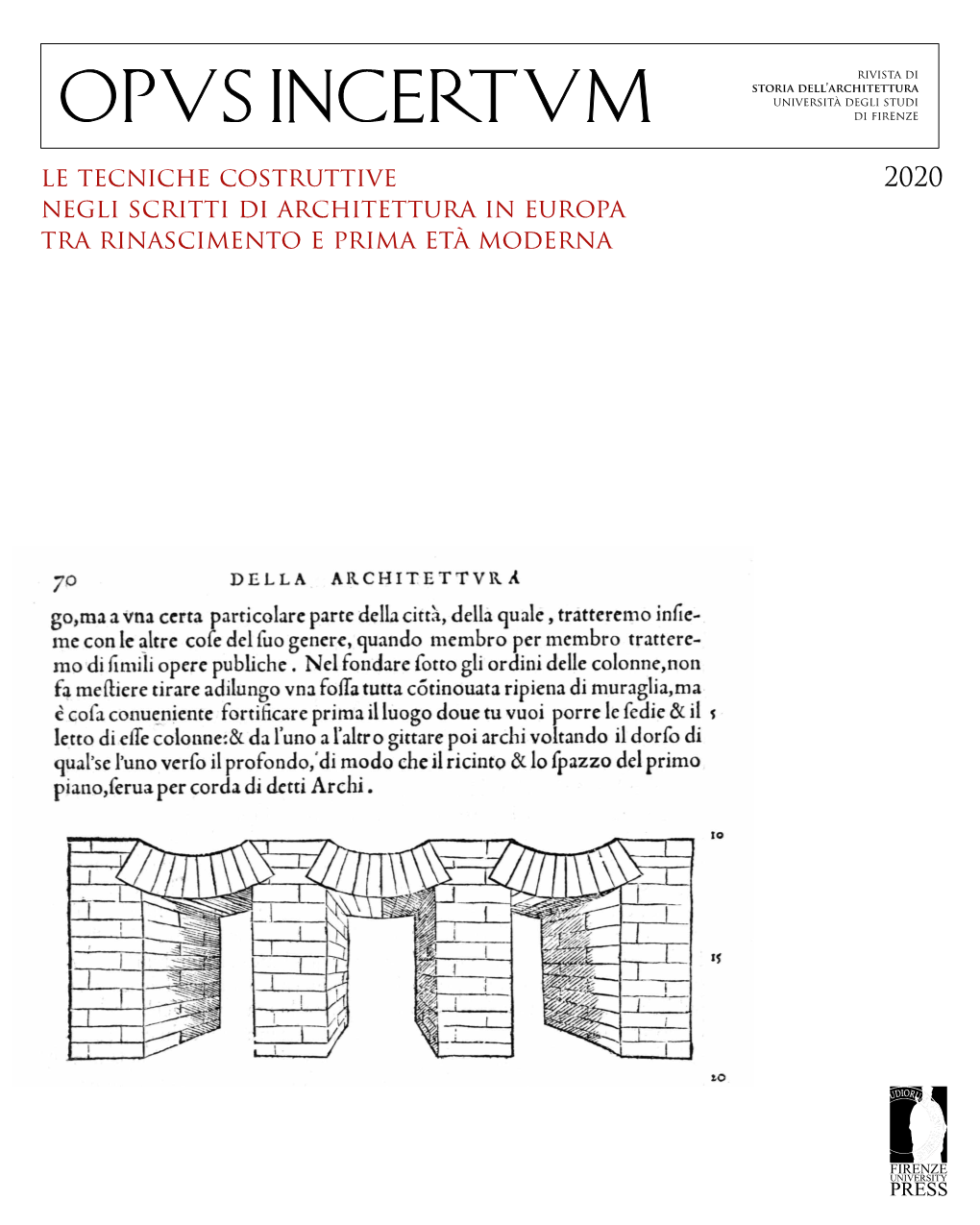 2020 Le Tecniche Costruttive Negli Scritti Di Architettura in Europa Tra
