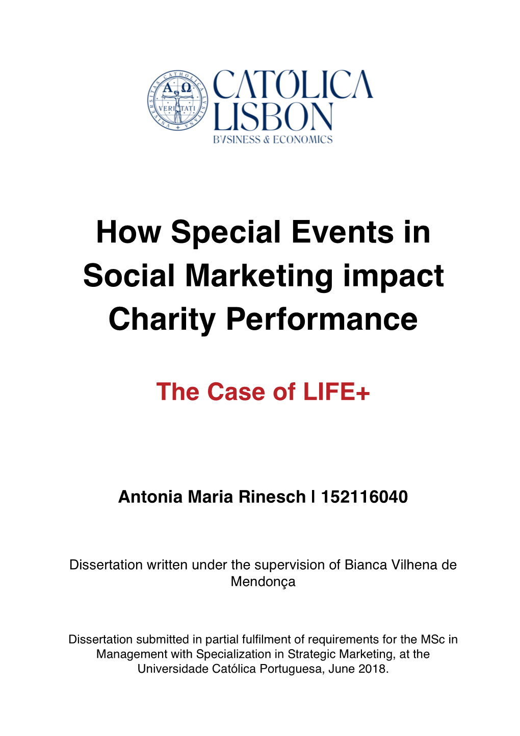 How Special Events in Social Marketing Impact Charity Performance