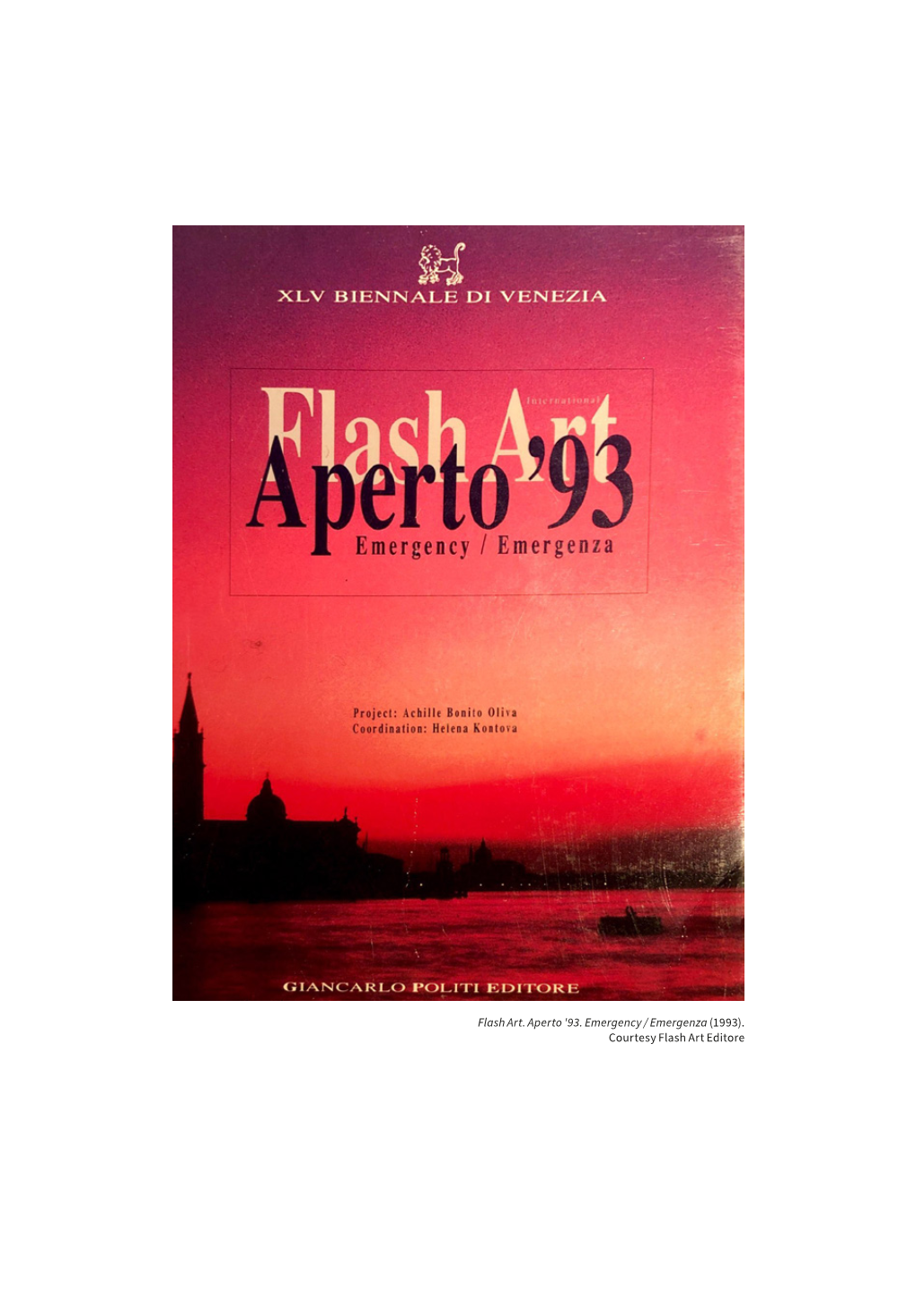 Flash Art. Aperto '93