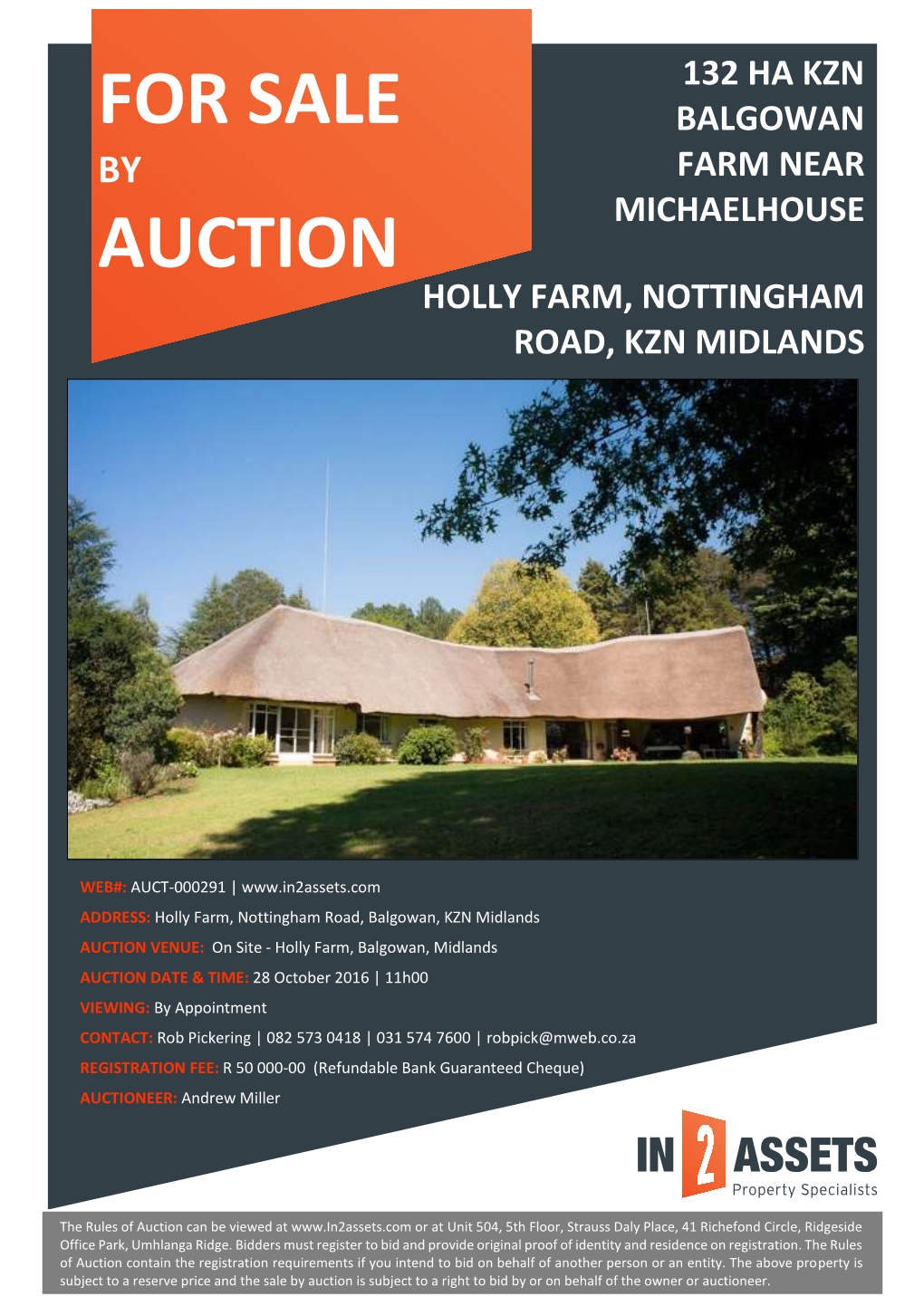 132 Ha Kzn Balgowan Farm Near Michaelhouse Holly Farm